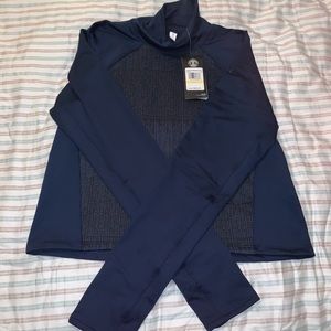 Under Armor navy blue long sleeve Top size M
